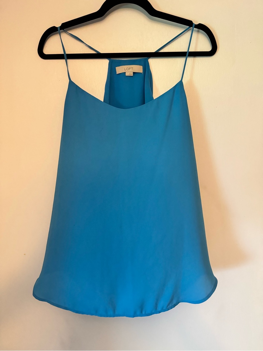 LOFT Turquoise Spaghetti-Strap Cami